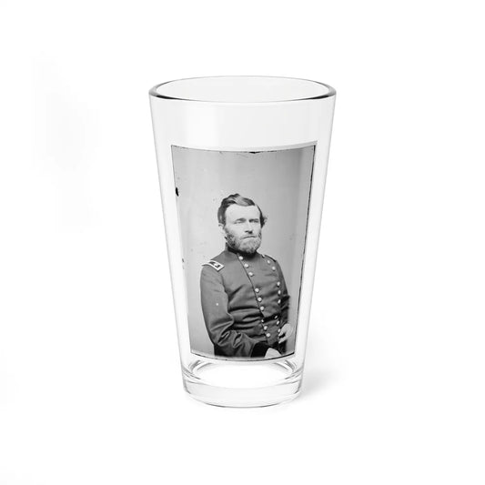 Portrait Of Maj. Gen. Ulysses S. Grant, Officer Of The Federal Army (U.S. Civil War) Pint Glass 16oz-16oz-Go Mug Yourself