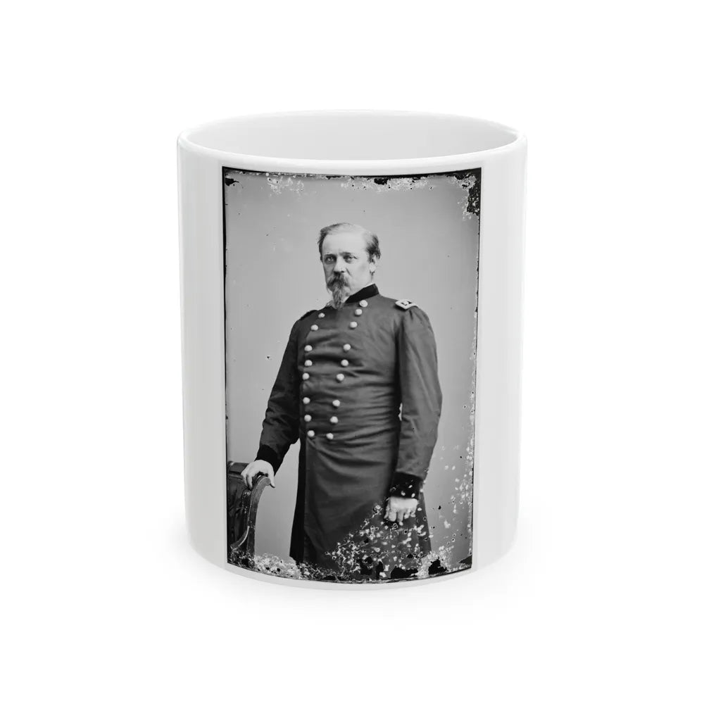 Portrait Of Maj. Gen. William F. Smith, Officer Of The Federal Army (U.S. Civil War) White Coffee Mug-11oz-Go Mug Yourself