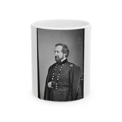 Portrait Of Maj. Gen. William S. Rosecrans, Officer Of The Federal Army (U.S. Civil War) White Coffee Mug-11oz-Go Mug Yourself