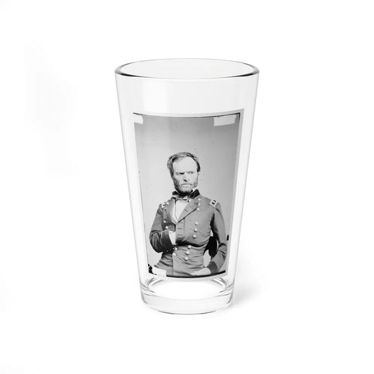 Portrait Of Maj. Gen. William T. Sherman, Officer Of The Federal Army (U.S. Civil War) Pint Glass 16oz-16oz-Go Mug Yourself