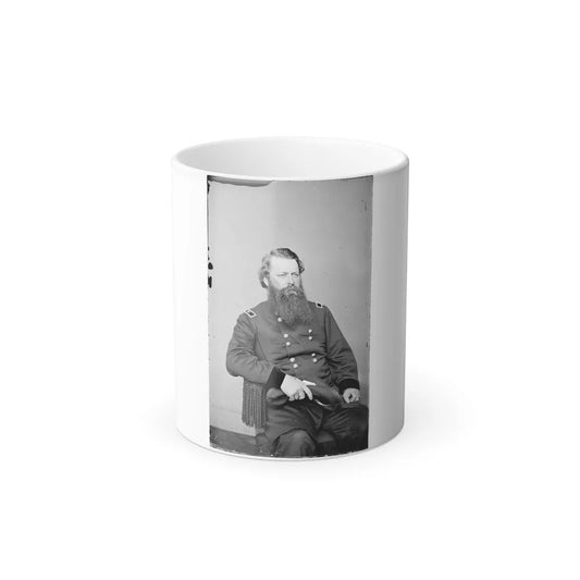 Portrait of Maj. Gen. William W. Belknap, Officer of the Federal Army (U.S. Civil War) Color Changing Coffee Mug 11oz-11oz-Go Mug Yourself