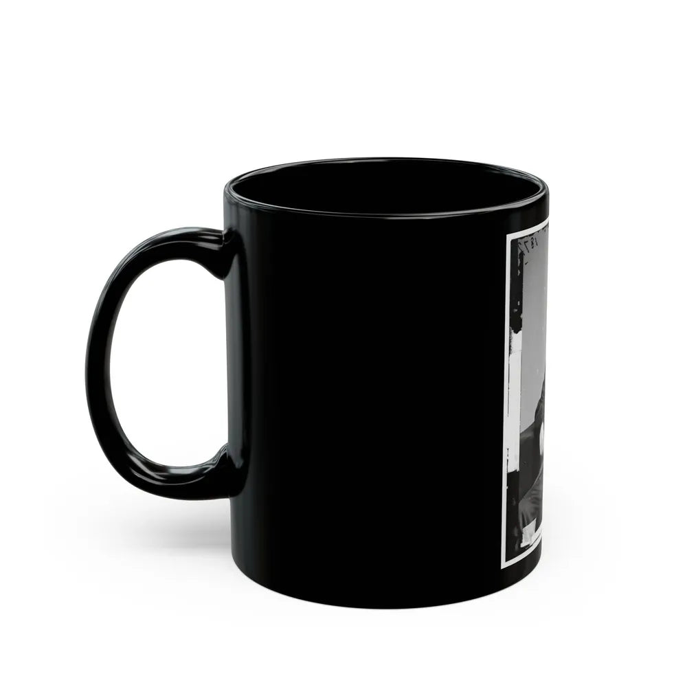 Portrait Of Maj. Gen. Winfield S. Hancock, Officer Of The Federal Army (U.S. Civil War) Black Coffee Mug-Go Mug Yourself