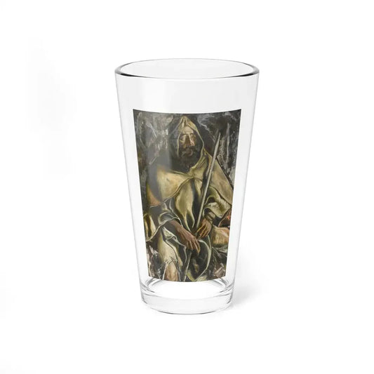 Portrait of Man with Staff, 1952 (Magazine Illustration) Pint Glass 16oz 16oz - Go Mug Yourself