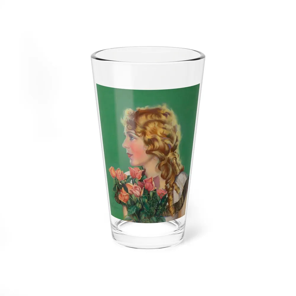 Portrait of Mary Pickford (Magazine Illustration) Pint Glass 16oz-16oz-Go Mug Yourself