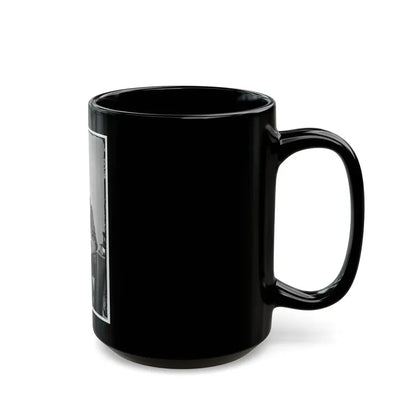 Portrait Of Rear Adm. David G. Farragut, Officer Of The Federal Navy (Vice Adm. From Dec. 3, 1864) (U.S. Civil War) Black Coffee Mug - Go Mug Yourself