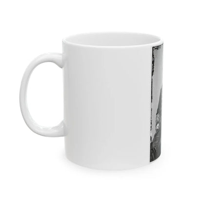 Portrait Of Rear Adm. David G. Farragut, Officer Of The Federal Navy (Vice Adm. From Dec. 3, 1864) (U.S. Civil War) White Coffee Mug-Go Mug Yourself
