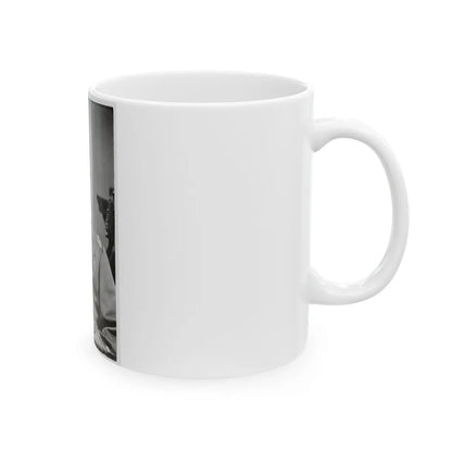 Portrait Of Rear Adm. Francis H. Gregory, Officer Of The Federal Navy (U.S. Civil War) White Coffee Mug-Go Mug Yourself