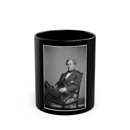 Portrait Of Rear Admiral Charles Wilkes, Officer Of The Federal Navy (U.S. Civil War) Black Coffee Mug-11oz-Go Mug Yourself