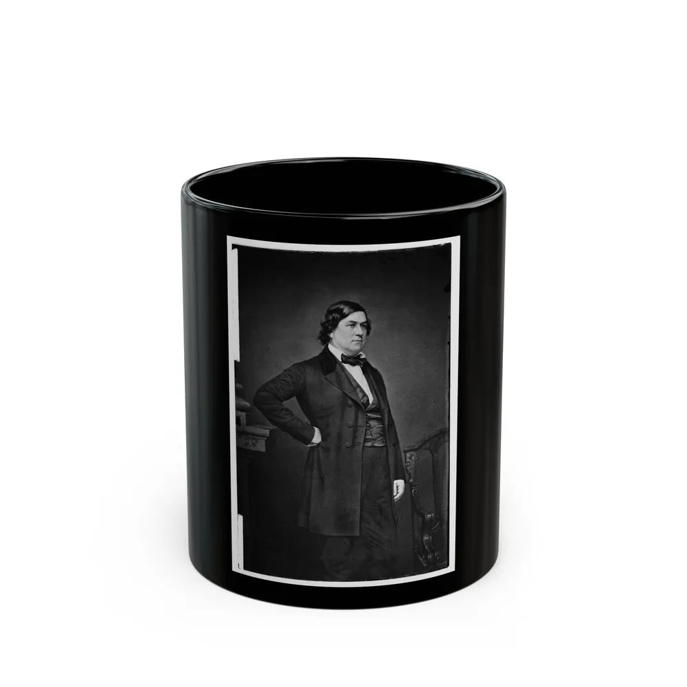 Portrait Of Secretary Of State Robert M. T. Hunter, Officer Of The Confederate States Government (U.S. Civil War) Black Coffee Mug-11oz-Go Mug Yourself