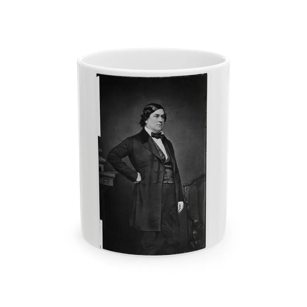 Portrait Of Secretary Of State Robert M. T. Hunter, Officer Of The Confederate States Government (U.S. Civil War) White Coffee Mug-11oz-Go Mug Yourself