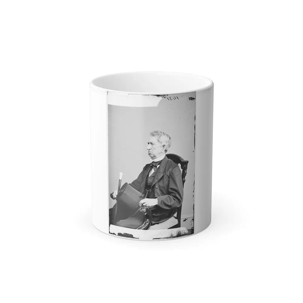 Portrait of Secretary of State William H. Seward, Officer of the United States Government (U.S. Civil War) Color Changing Coffee Mug 11oz-11oz-Go Mug Yourself