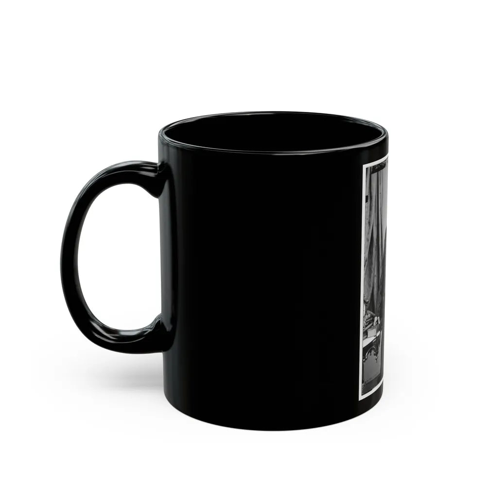 Portrait Of Secretary Of The Interior John P. Usher, Officer Of The United States Government (U.S. Civil War) Black Coffee Mug-Go Mug Yourself