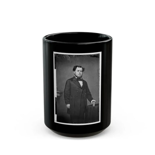 Portrait Of Secretary Of The Navy Stephen R. Mallory, Officer Of The Confederate States Government (U.S. Civil War) Black Coffee Mug 15oz - Go Mug Yourself