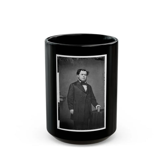 Portrait Of Secretary Of The Navy Stephen R. Mallory, Officer Of The Confederate States Government (U.S. Civil War) Black Coffee Mug-15oz-Go Mug Yourself