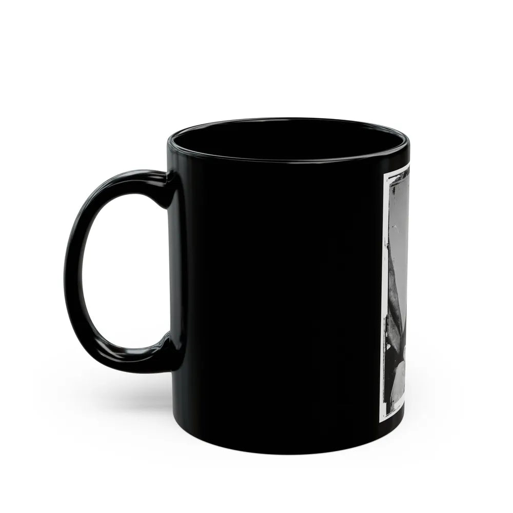 Portrait Of Secretary Of The Treasury Salmon P. Chase, Officer Of The United States Government (U.S. Civil War) Black Coffee Mug-Go Mug Yourself