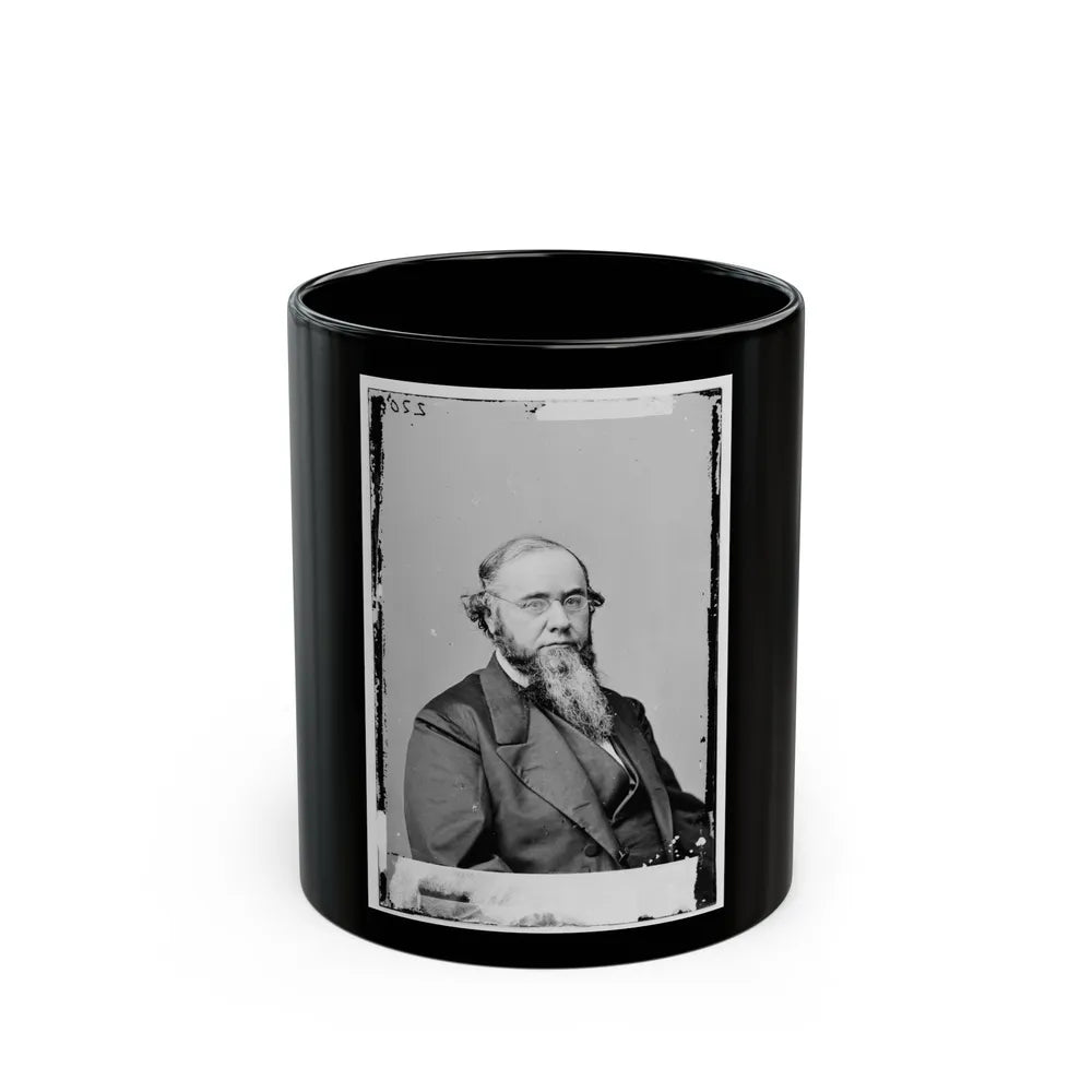 Portrait Of Secretary Of War Edwin M. Stanton, Officer Of The United States Government (U.S. Civil War) Black Coffee Mug-11oz-Go Mug Yourself