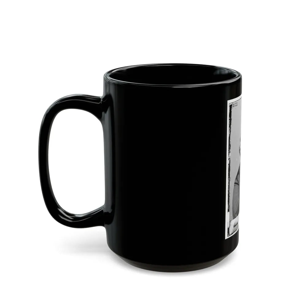 Portrait Of Secretary Of War Edwin M. Stanton, Officer Of The United States Government (U.S. Civil War) Black Coffee Mug-Go Mug Yourself