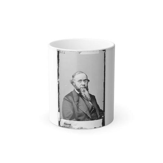 Portrait of Secretary of War Edwin M. Stanton, Officer of the United States Government (U.S. Civil War) Color Changing Coffee Mug 11oz-11oz-Go Mug Yourself