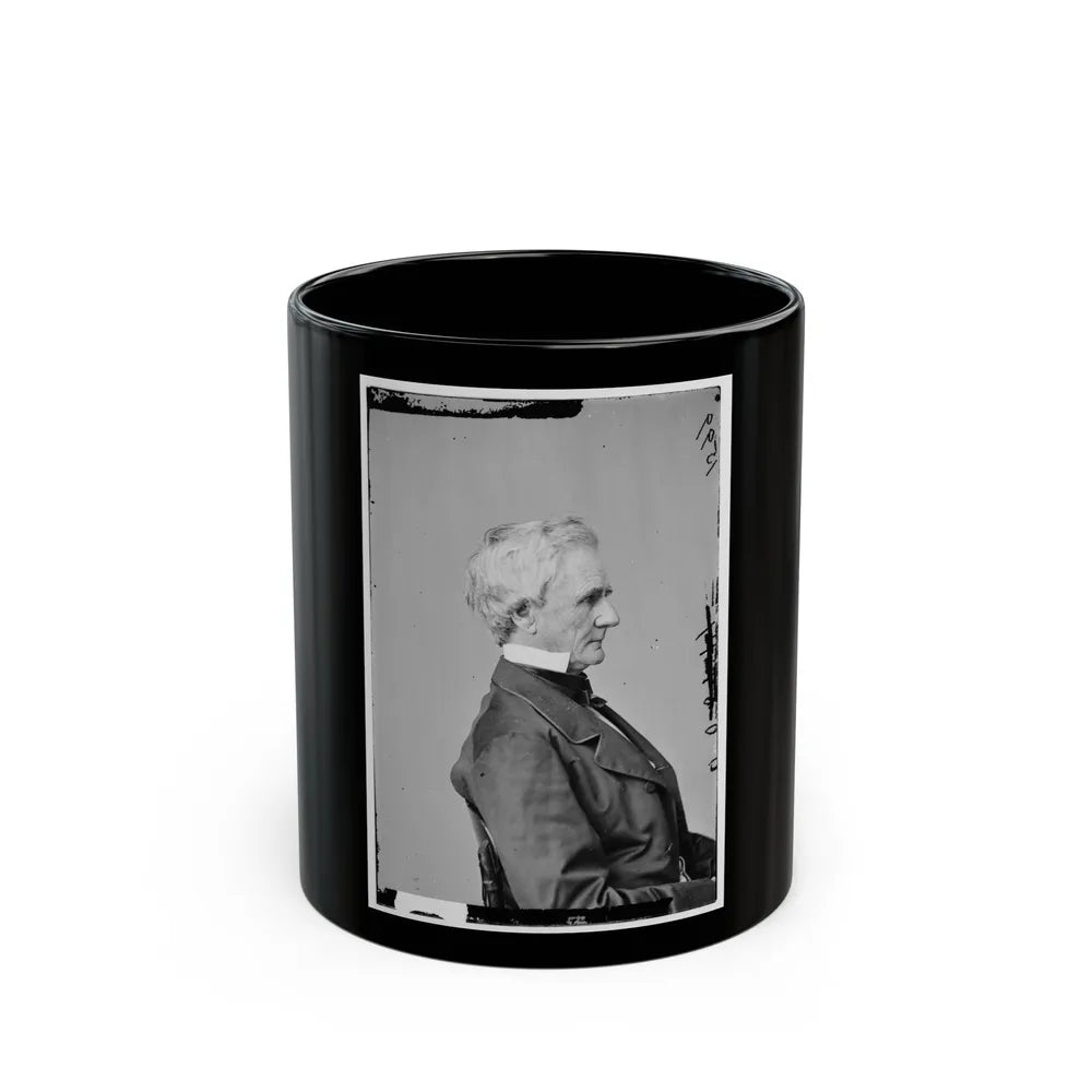 Portrait Of Secretary Of War Simon Cameron, Officer Of The United States Government (U.S. Civil War) Black Coffee Mug-11oz-Go Mug Yourself