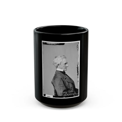 Portrait Of Secretary Of War Simon Cameron, Officer Of The United States Government (U.S. Civil War) Black Coffee Mug-15oz-Go Mug Yourself