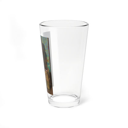 Portrait of Sybil (Artist's daughter) (Magazine Illustration) Pint Glass 16oz-Go Mug Yourself