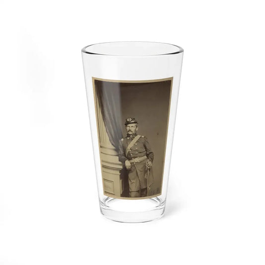 Portrait Of Union Soldier Holding A Sword (U.S. Civil War) Pint Glass 16oz 16oz - Go Mug Yourself