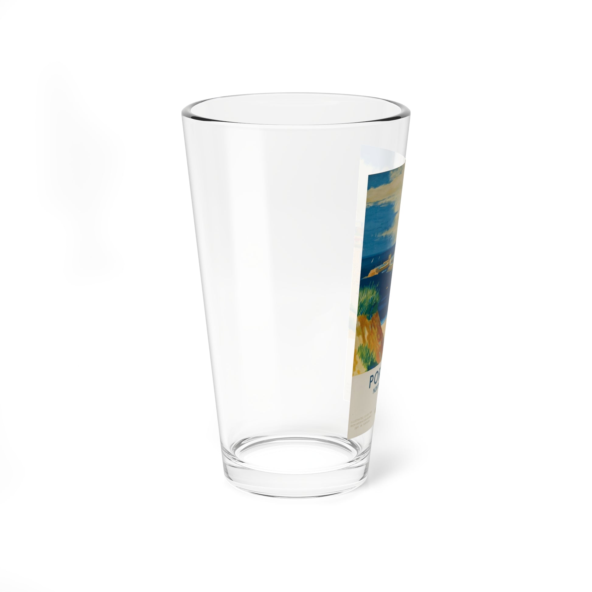 Portrush, Northern Ireland, British Railways (Magazine Illustration) Pint Glass 16oz-Go Mug Yourself