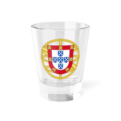 Portugal Coat of Arms with Sphere (Portugal) (Coat of Arms) Shot Glass 1.5oz 1.5oz - Go Mug Yourself
