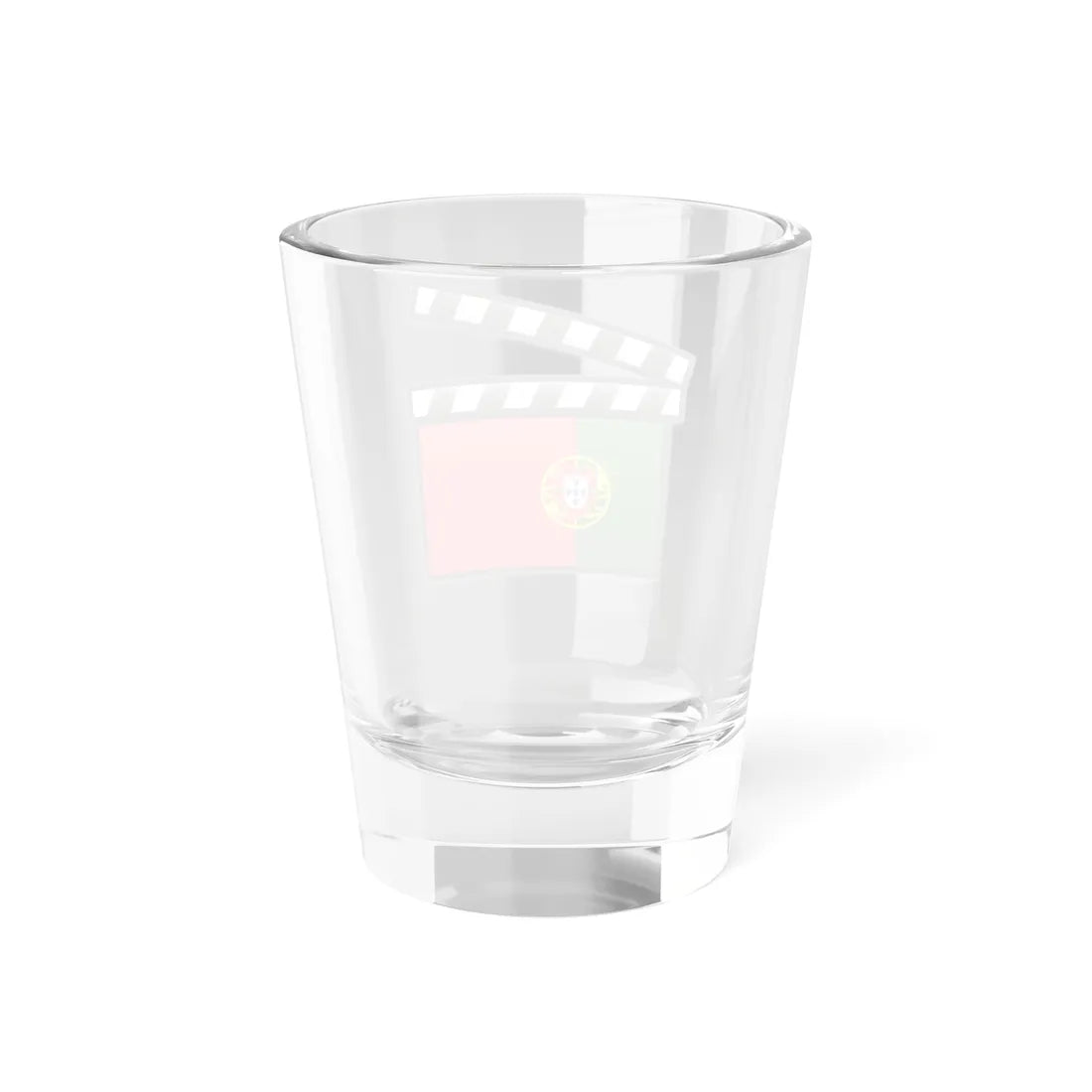 Portugal film clapperboard (Portugal) Shot Glass 1.5oz - Go Mug Yourself