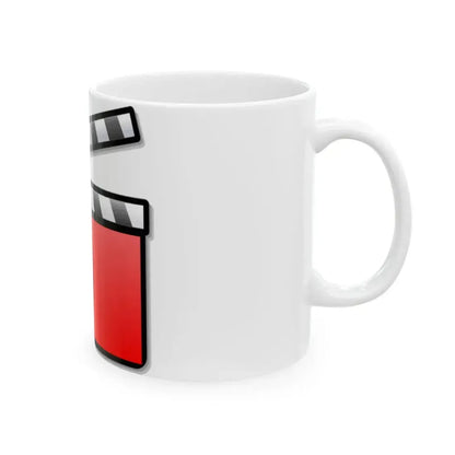 Portugal film clapperboard (Portugal) White Coffee Mug - Go Mug Yourself