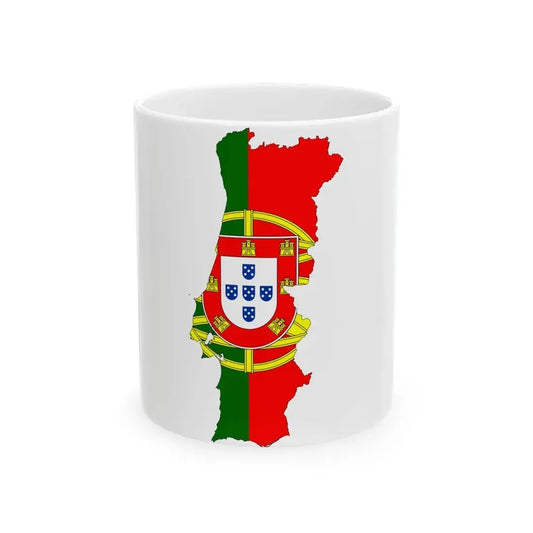 Portugal-Flagmap (Portugal) White Coffee Mug 11oz - Go Mug Yourself
