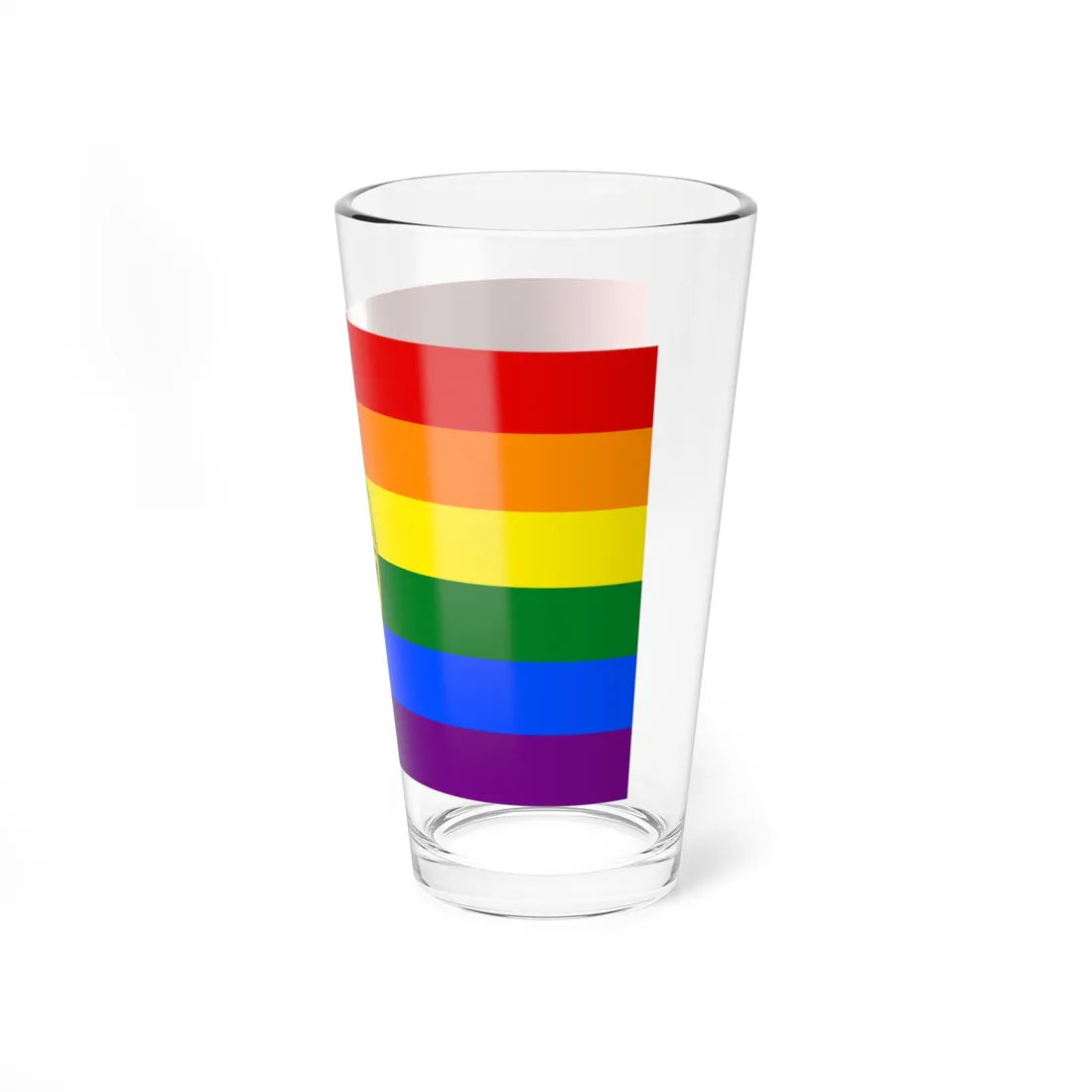 Portugal LGBT flag (Portugal) Pint Glass 16oz - Go Mug Yourself