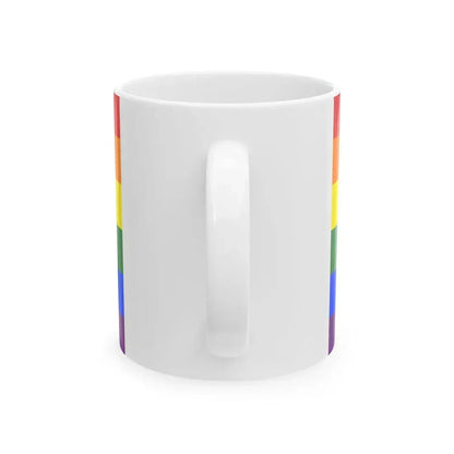 Portugal LGBT flag (Portugal) White Coffee Mug - Go Mug Yourself