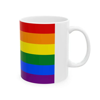 Portugal LGBT flag (Portugal) White Coffee Mug - Go Mug Yourself