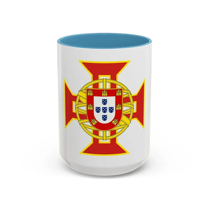 Portugal Order of the Colonial Empire - Accent Coffee Mug 15oz Light Blue - Go Mug Yourself