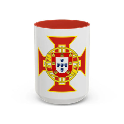 Portugal Order of the Colonial Empire - Accent Coffee Mug 15oz Red - Go Mug Yourself