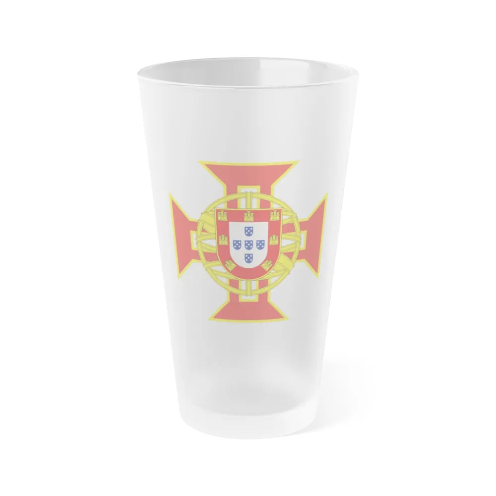 Portugal Order of the Colonial Empire - Frosted Pint Glass 16oz-16oz-Frosted-Go Mug Yourself