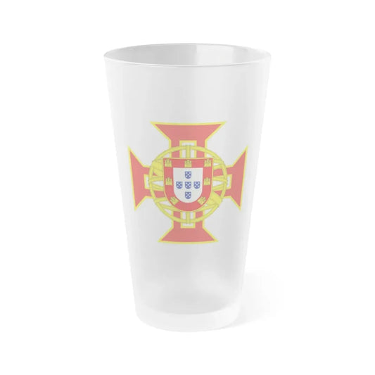 Portugal Order of the Colonial Empire - Frosted Pint Glass 16oz 16oz Frosted - Go Mug Yourself