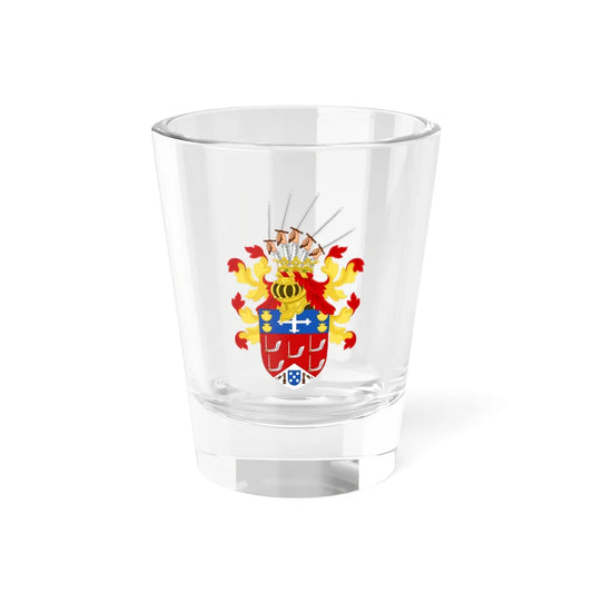 Portuguese Arms of the Kings of Kongo (Angola) (Coat of Arms) Shot Glass 1.5oz 1.5oz - Go Mug Yourself