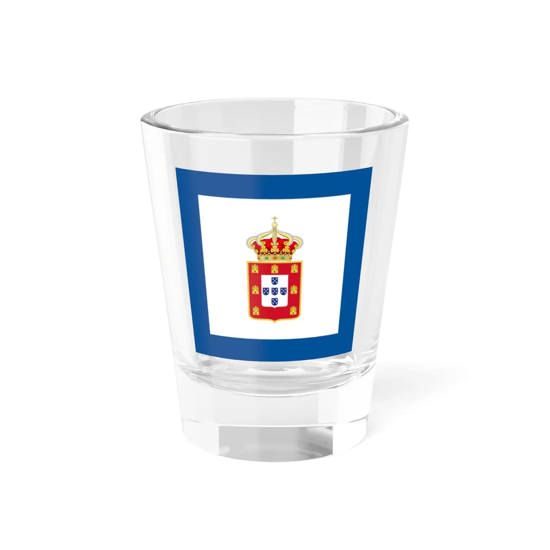 Portuguese Naval Jack 1833 (Portugal) Shot Glass 1.5oz 1.5oz - Go Mug Yourself