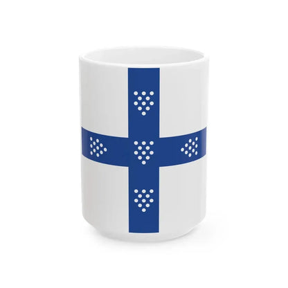 PortugueseFlag1143 (Portugal) White Coffee Mug 15oz - Go Mug Yourself