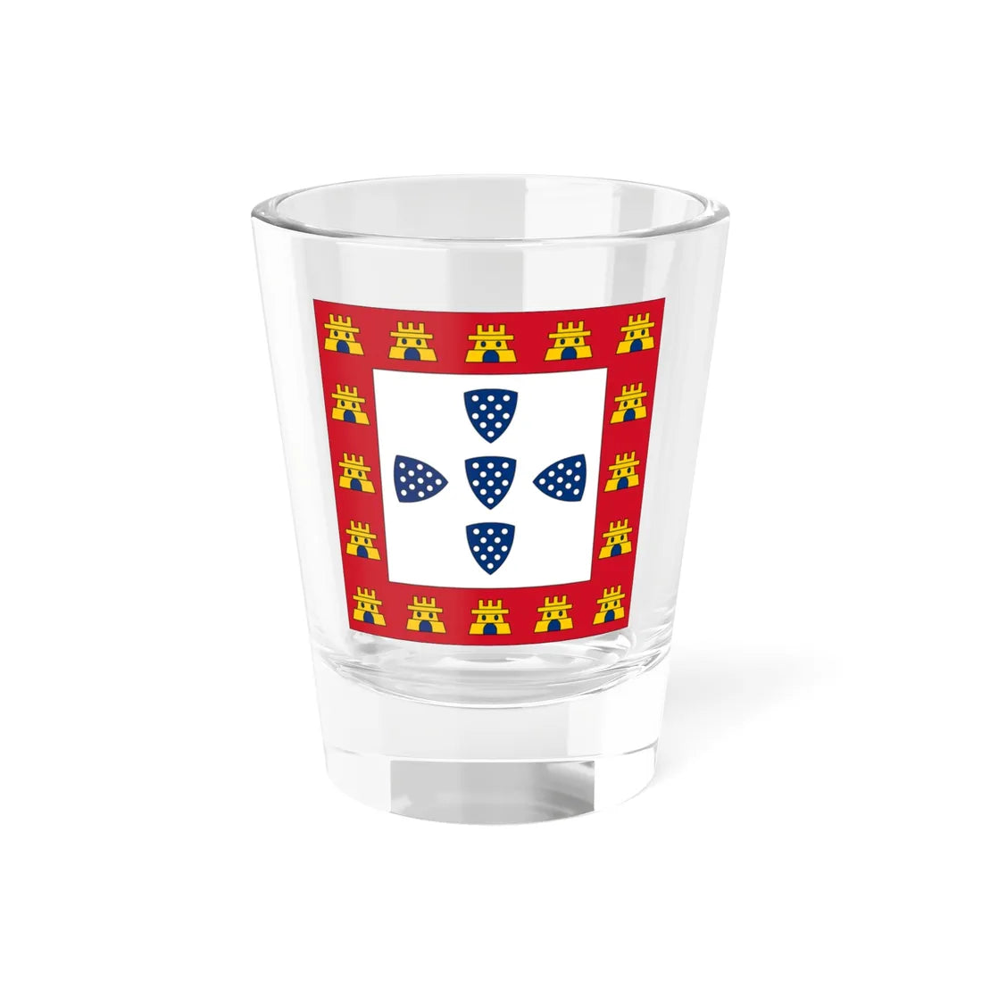 PortugueseFlag1248 (Portugal) Shot Glass 1.5oz 1.5oz - Go Mug Yourself