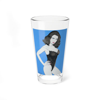 Posing - Pint Glass 16oz-16oz-Go Mug Yourself