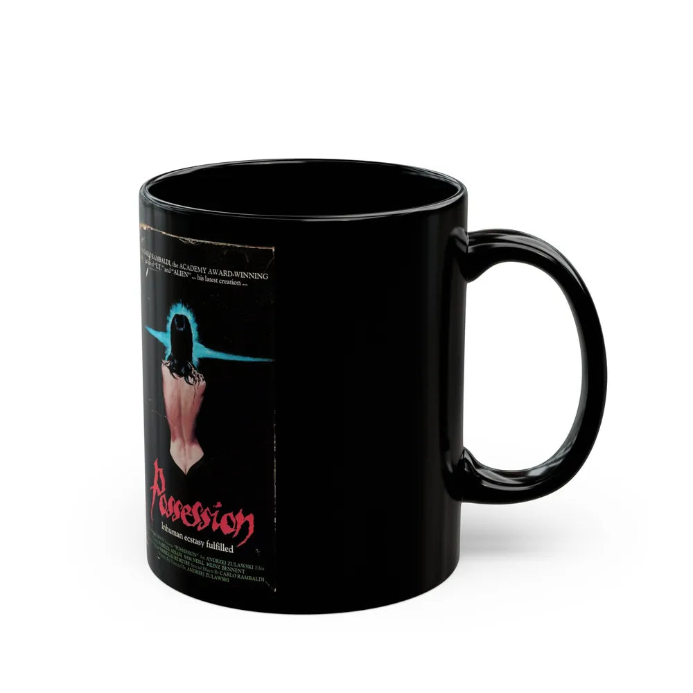 POSSESSION INHUMAN ECSTASY FULFILLED (VHS COVER) - Black Coffee Mug-Go Mug Yourself