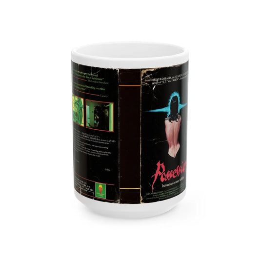 POSSESSION INHUMAN ECSTASY FULFILLED (VHS COVER) - White Coffee Mug-15oz-Go Mug Yourself