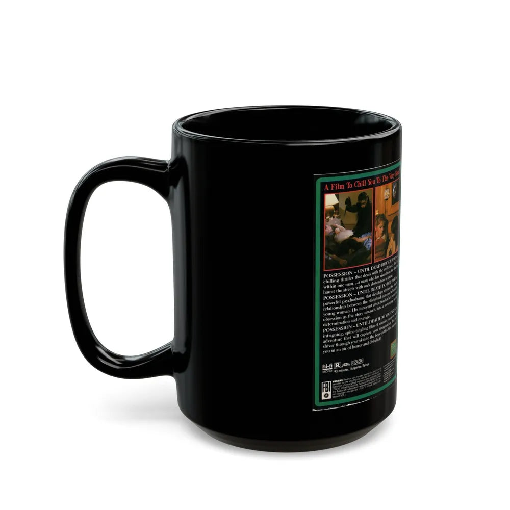 POSSESSION UNTIL DEATH DO YOU PART (VHS COVER) - Black Coffee Mug-Go Mug Yourself