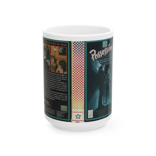 POSSESSION (VHS COVER) - White Coffee Mug 15oz - Go Mug Yourself