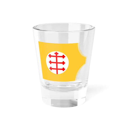 Possible Flag of the Kingdom of Alodia c. 1350 (Sudan) Shot Glass 1.5oz 1.5oz - Go Mug Yourself