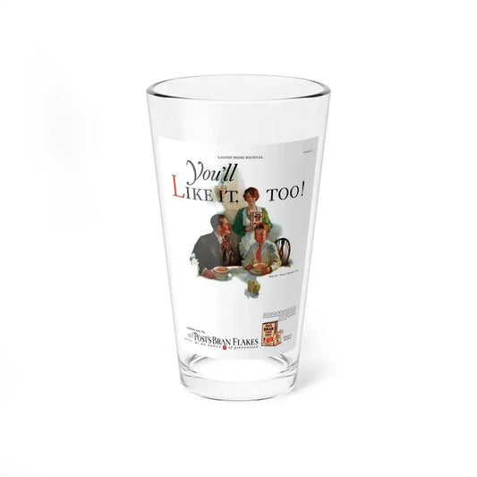 Post Bran Flakes ad, Ladies' Home Journal, September 1927 (Magazine Illustration) Pint Glass 16oz 16oz - Go Mug Yourself