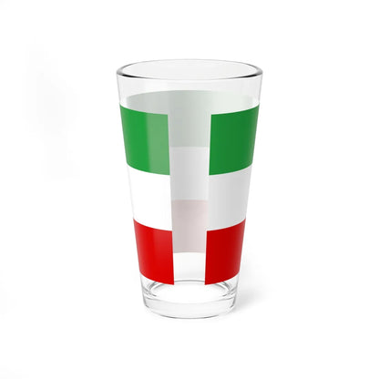 Post-constitutional Revolution Civil Flag of Persia (Iran) Pint Glass 16oz - Go Mug Yourself